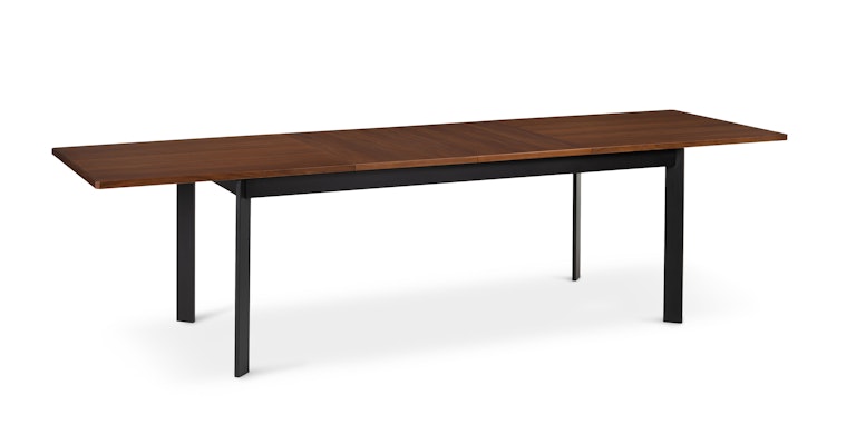 Grale Walnut Dining Table, Extendable - Primary View 1 of 19 (Open Fullscreen View).