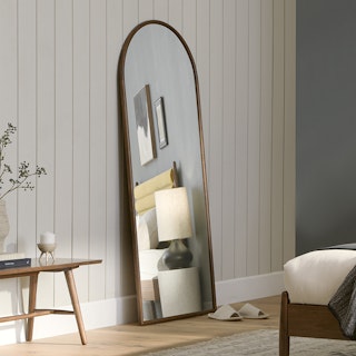 Laud Walnut Floor Mirror