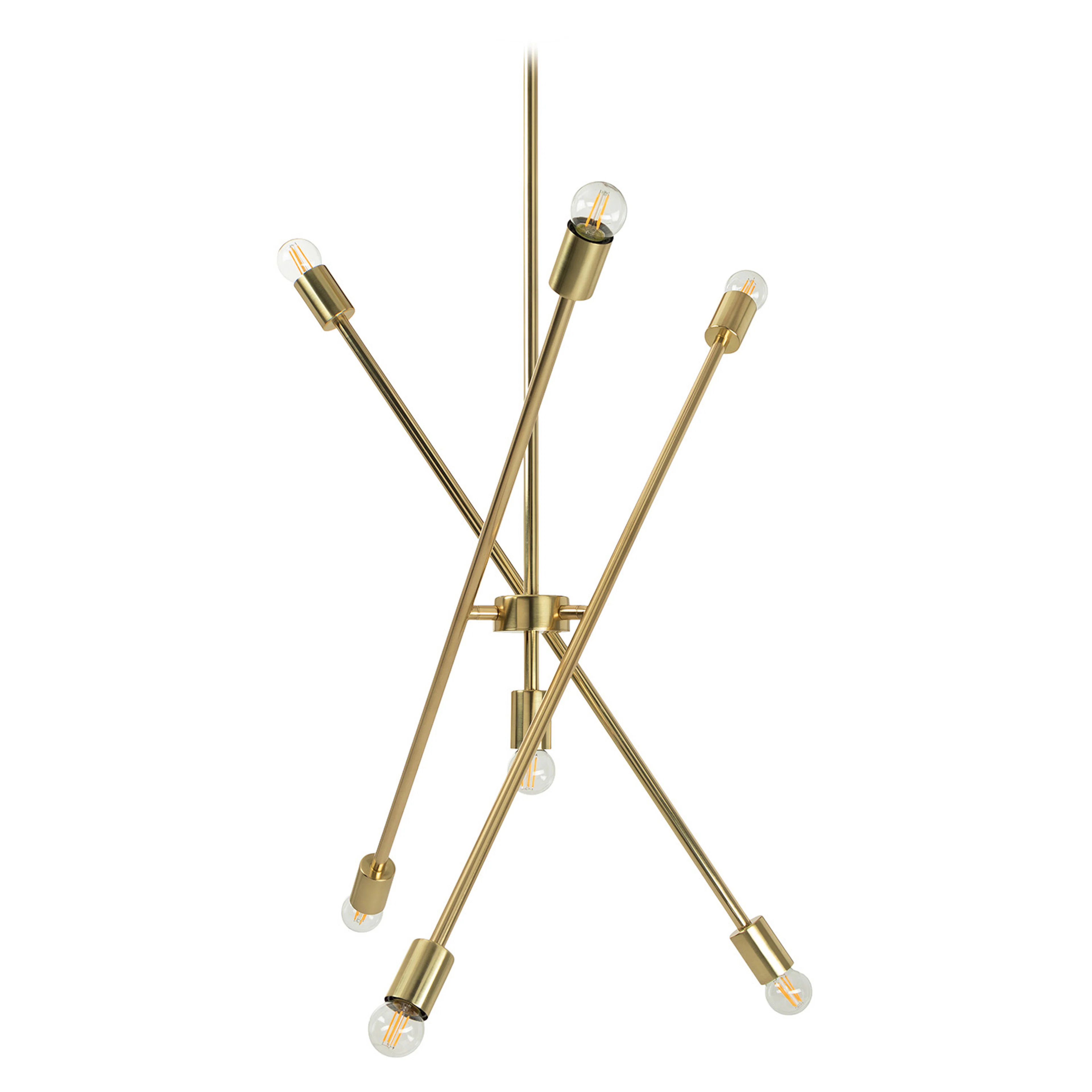 Cadza Chandelier - Brass