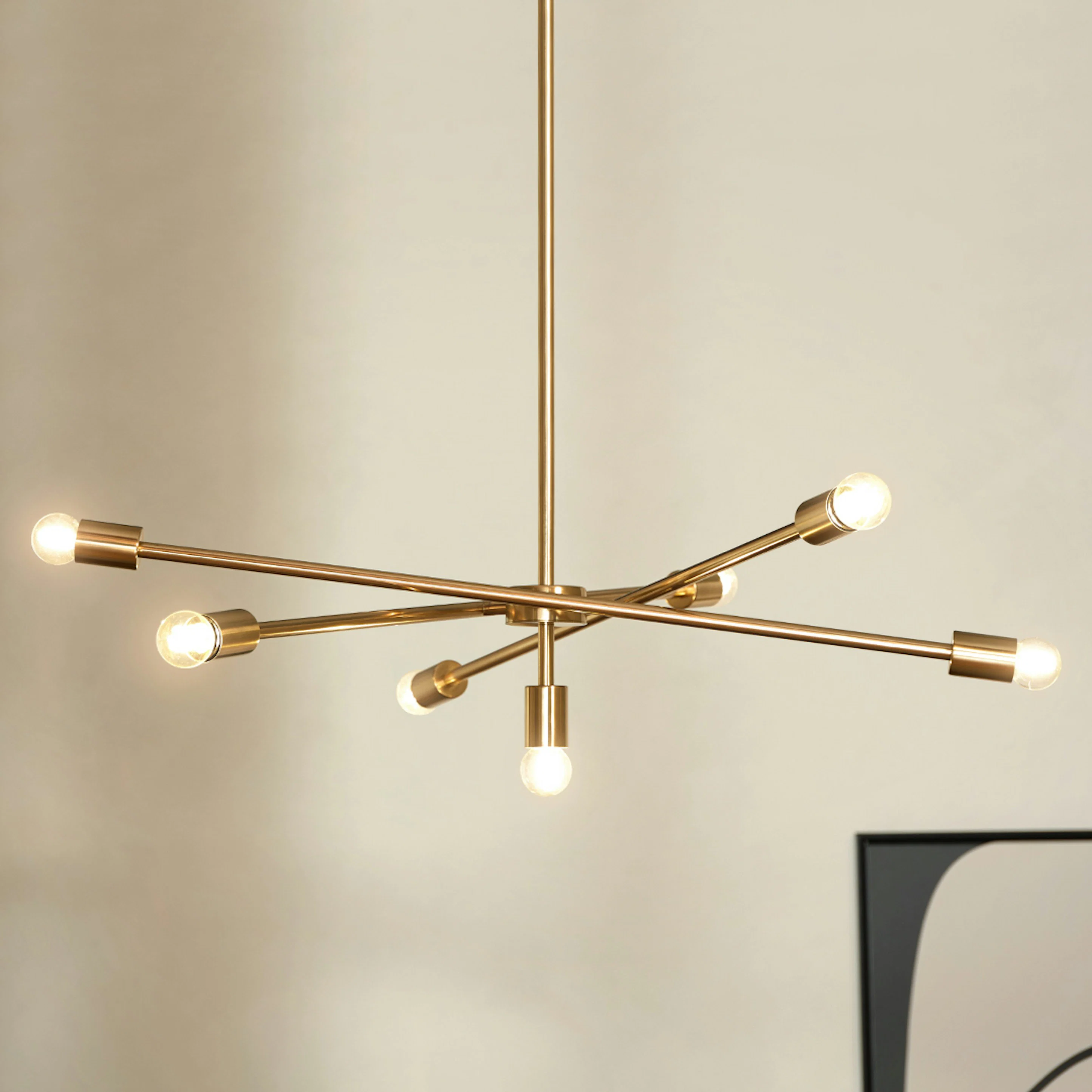 Cadza Chandelier - Brass