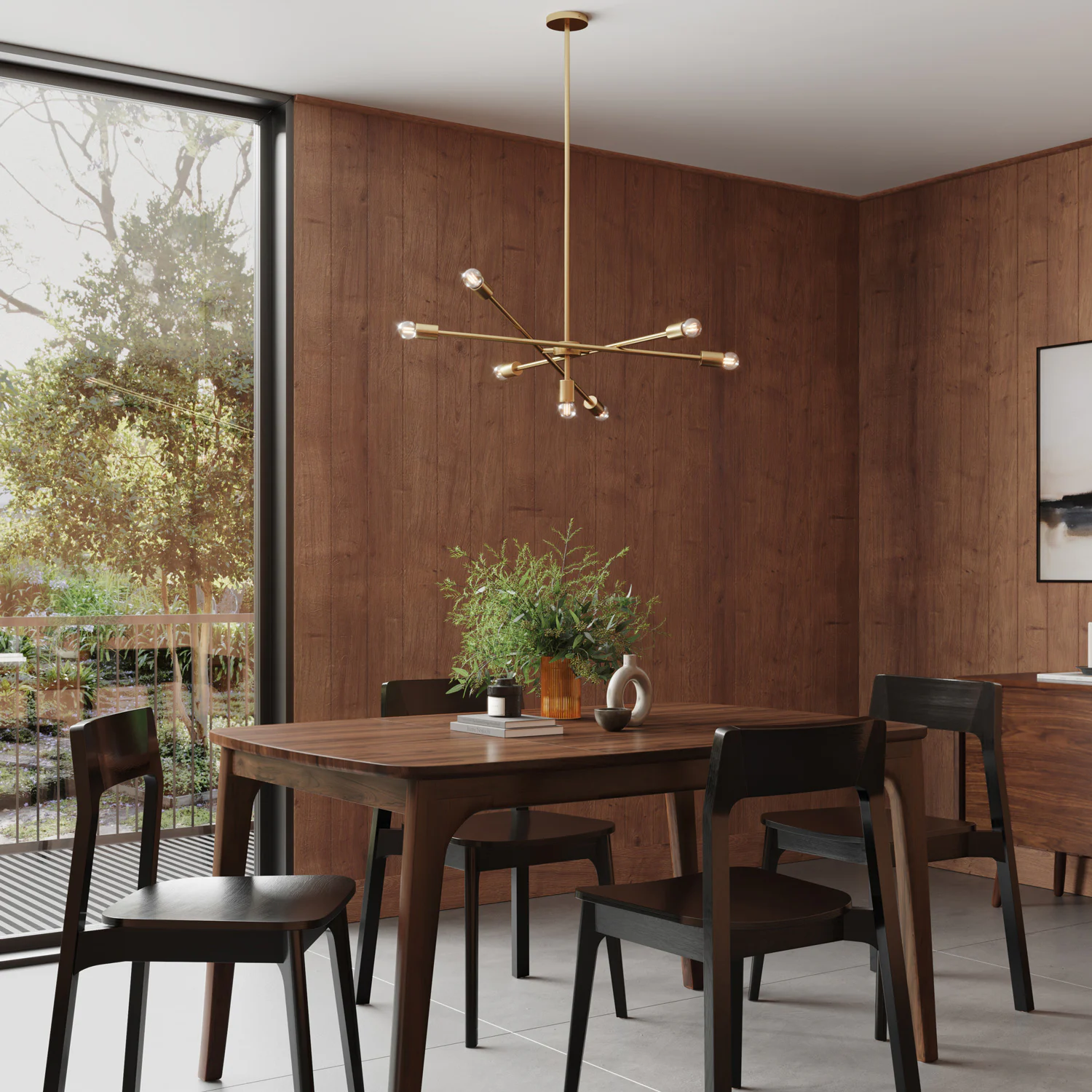 Cadza Chandelier - Brass