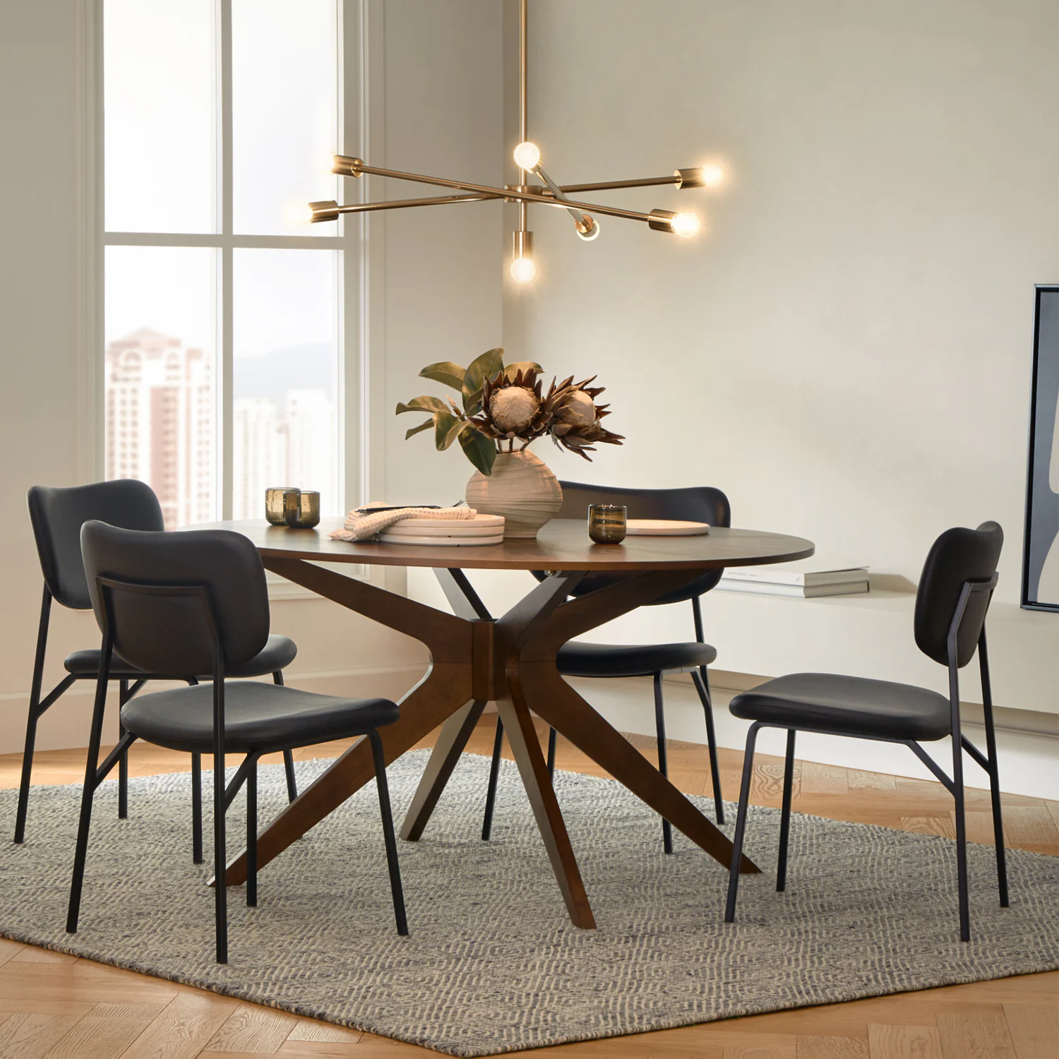 Cadza Chandelier - Brass