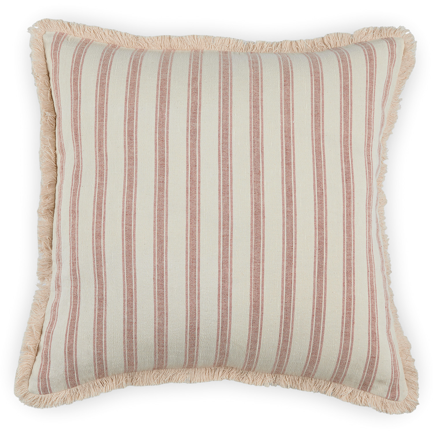 Striped Indoor/Outdoor Pillow high quality - Red, Taupe, Gold - Decorative, Couch, Living Room, Bed Pillow