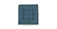 Shauf Court Blue Pouf - Gallery View 4 of 8.