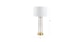 Bosca White Table Lamp - Gallery View 10 of 10.