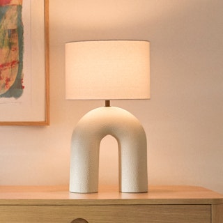 Mosra Table Lamp - Clay White