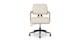 Aquila Teff Ivory Office Chair - Gallery View 3 of 10.