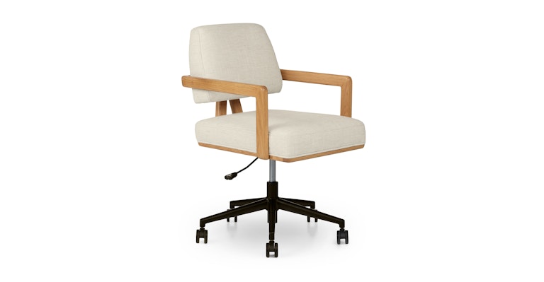 Aquila Teff Ivory Office Chair - Primary View 1 of 10 (Open Fullscreen View).