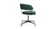 Renna Bounty Emerald Green Office Chair - Gallery View 3 of 10.