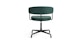 Renna Bounty Emerald Green Office Chair - Gallery View 4 of 10.