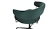 Renna Bounty Emerald Green Office Chair - Gallery View 5 of 10.