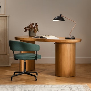 Baarlo 58.5" Desk - Oak