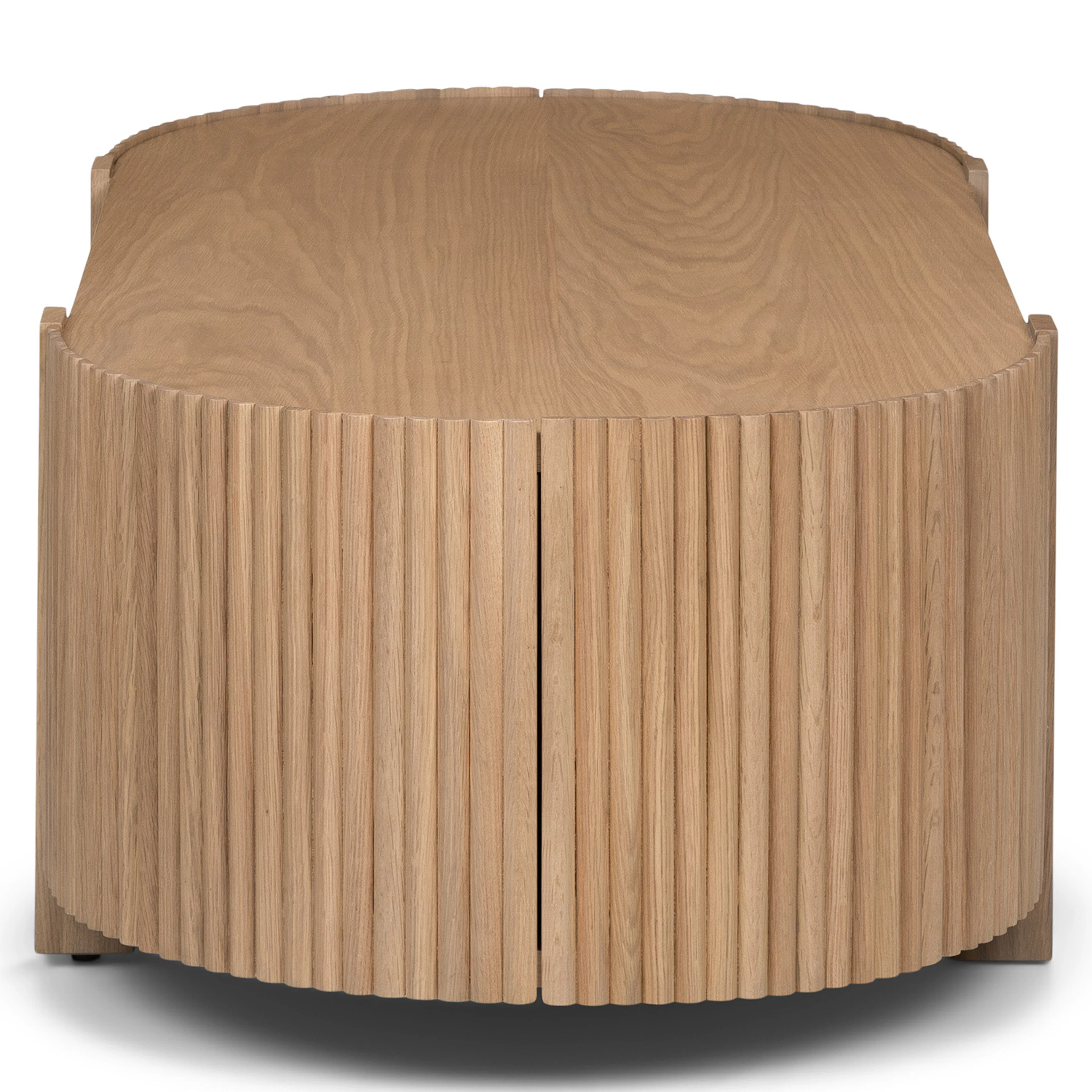 Fortra 50.5" White Oak Storage Coffee Table