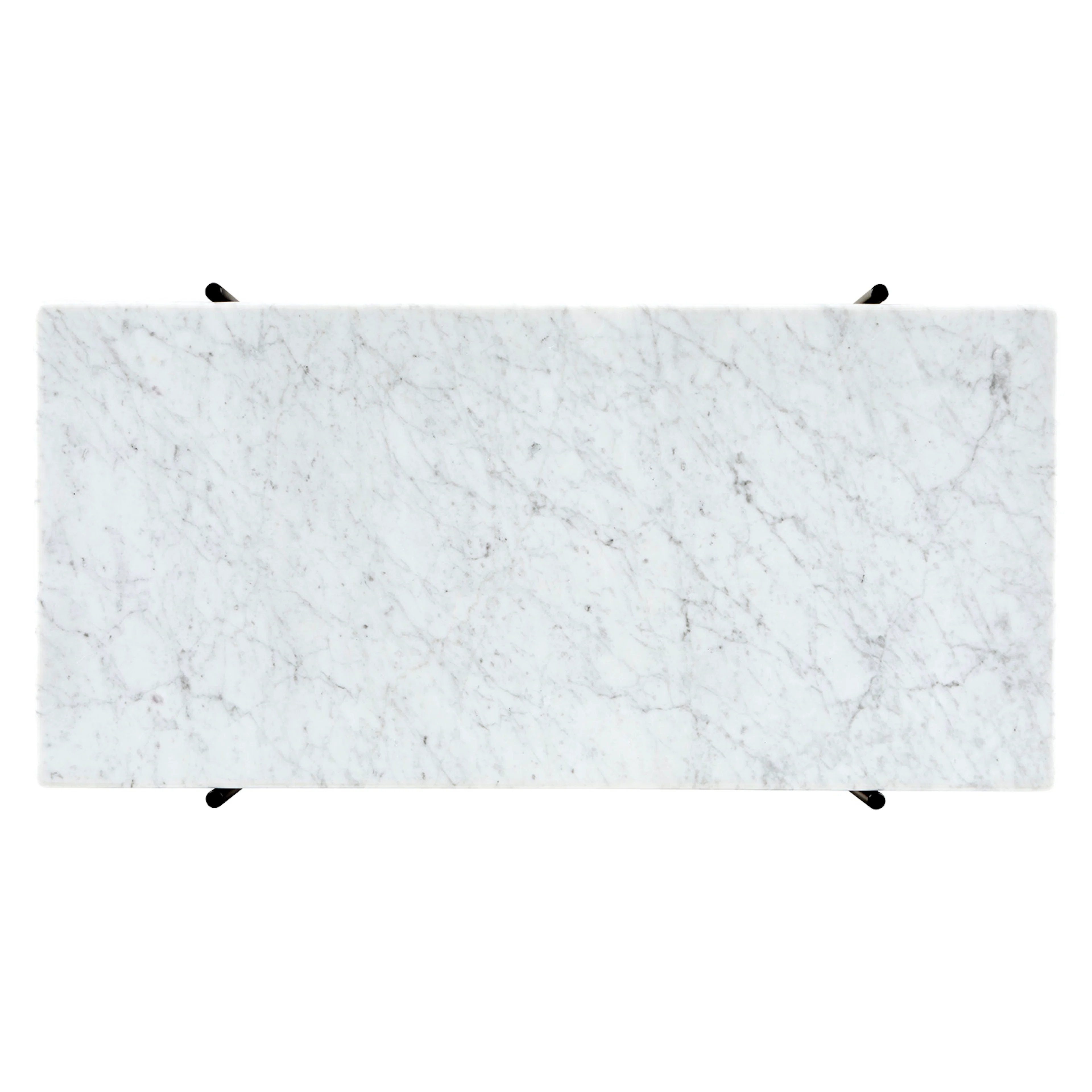 Agotu 44" Marble Coffee Table - Walnut