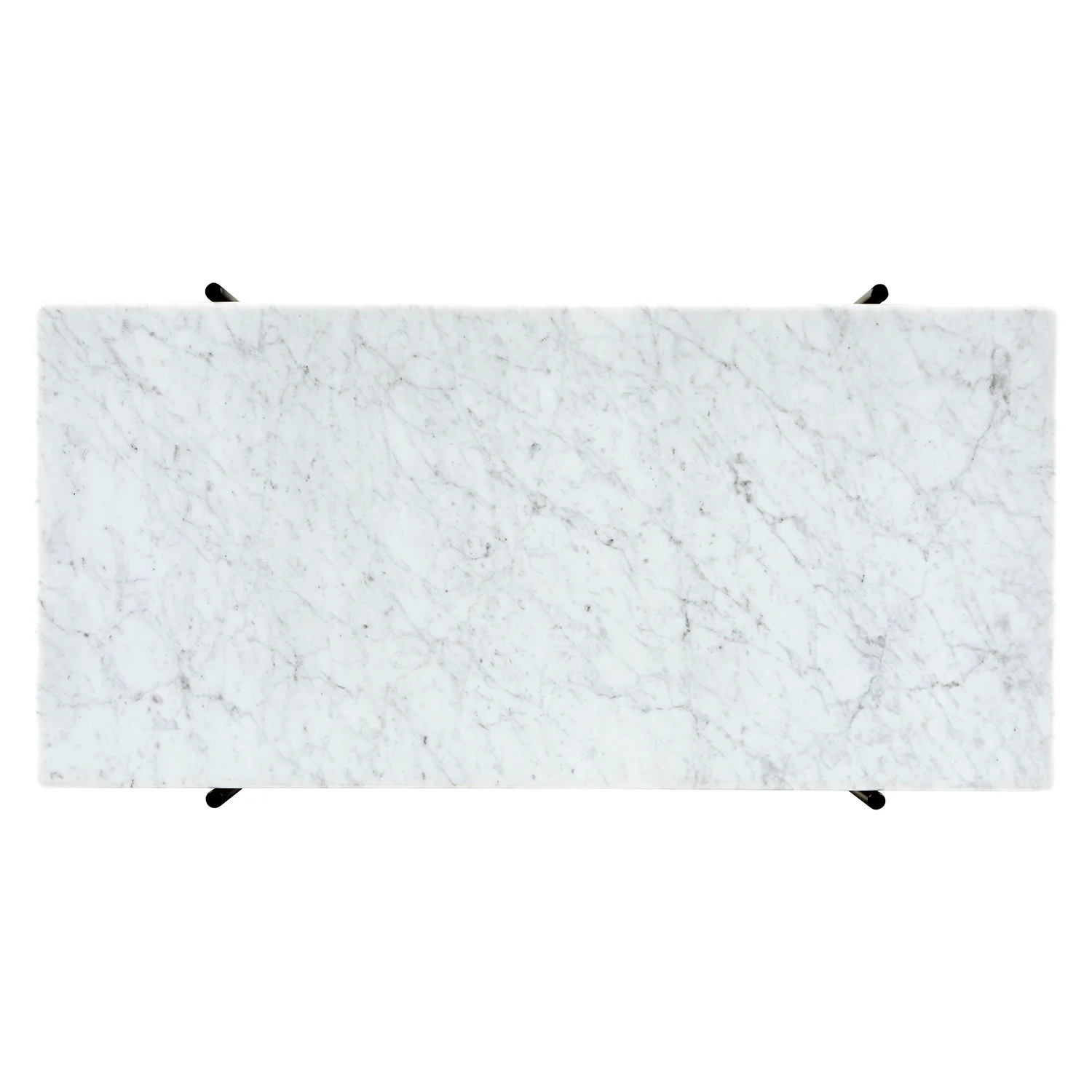 Agotu 44" Marble Coffee Table - Walnut