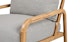 Kirkby Pearl Gray Lounge Chair - Gallery View 8 of 13.