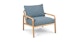 Kirkby Powder Blue Lounge Chair - Gallery View 1 of 12.