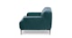 Abisko Plush Pacific Blue Lounge Chair - Gallery View 4 of 12.