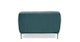 Abisko Plush Pacific Blue Lounge Chair - Gallery View 5 of 12.