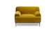 Abisko Plush Yarrow Gold Lounge Chair - Gallery View 1 of 12.