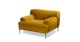 Abisko Plush Yarrow Gold Lounge Chair - Gallery View 3 of 12.