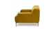 Abisko Plush Yarrow Gold Lounge Chair - Gallery View 4 of 12.