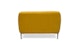 Abisko Plush Yarrow Gold Lounge Chair - Gallery View 5 of 12.