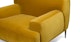 Abisko Plush Yarrow Gold Lounge Chair - Gallery View 6 of 12.