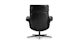 Meklen Oxford Black Lounge Chair - Gallery View 5 of 14.