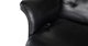 Meklen Oxford Black Lounge Chair - Gallery View 9 of 14.