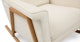 Munni Oleander White Rocking Chair - Gallery View 9 of 12.