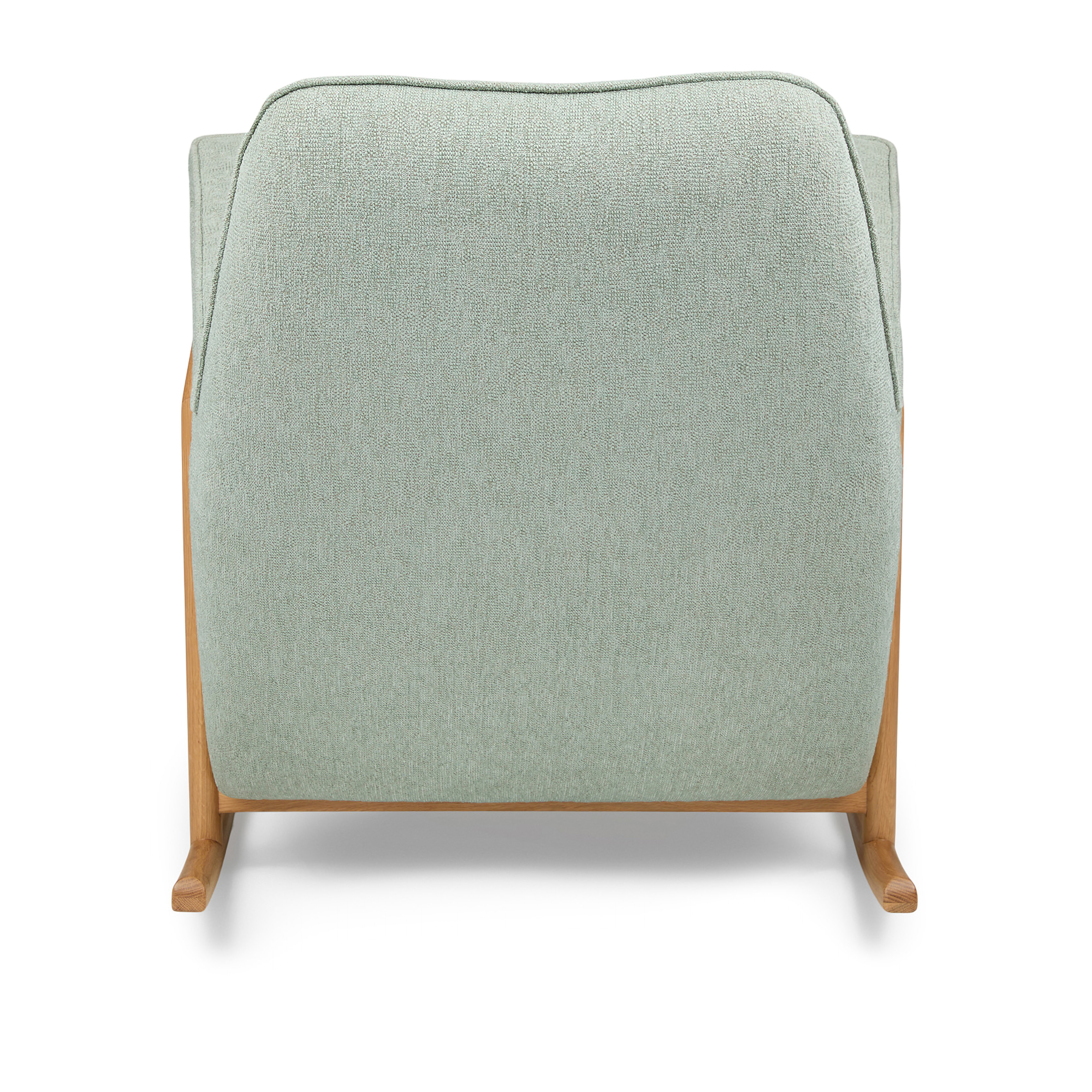 Munni Global Green Fabric & American Oak Rocking Chair | Article