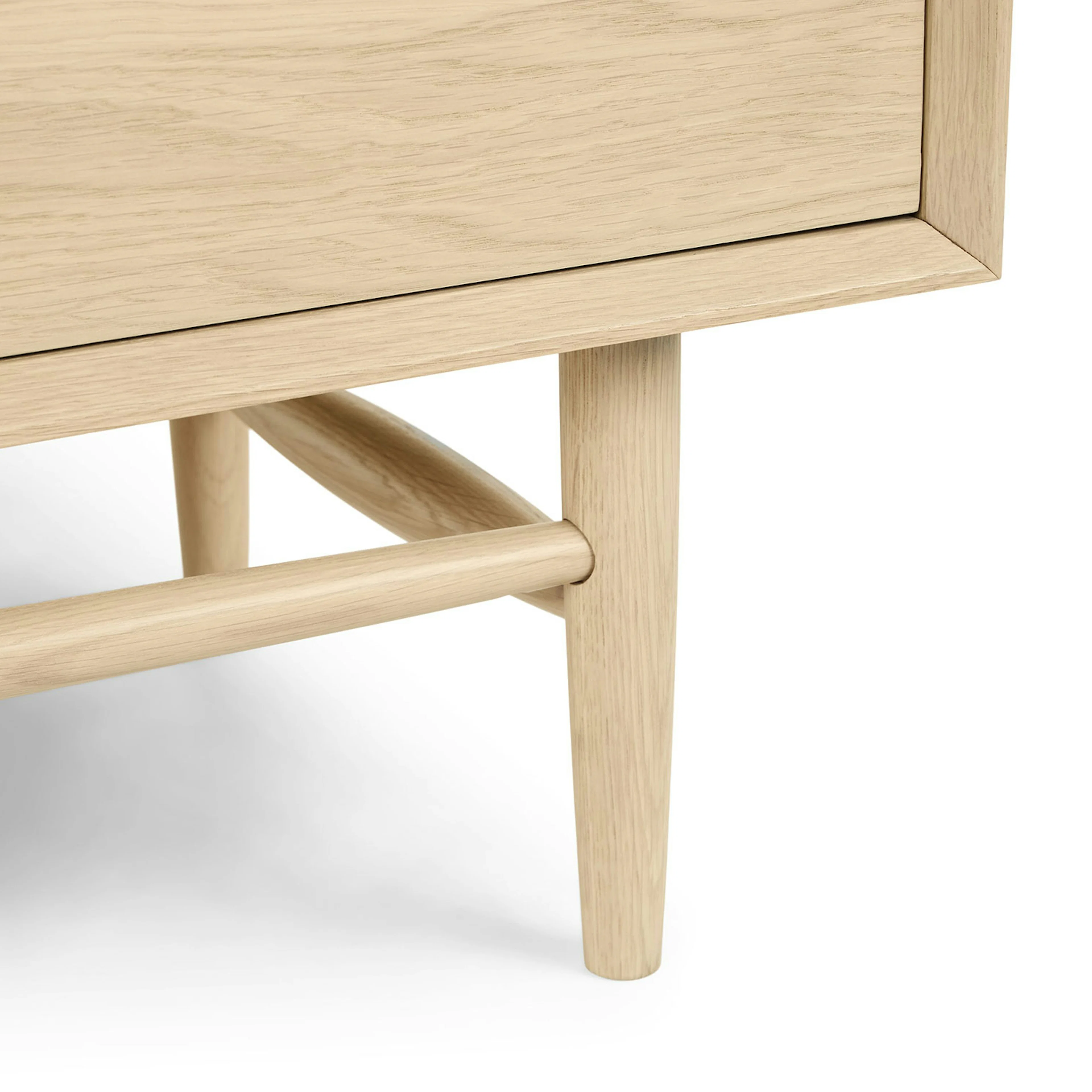 Lenia 63" Low Media Unit - White Oak