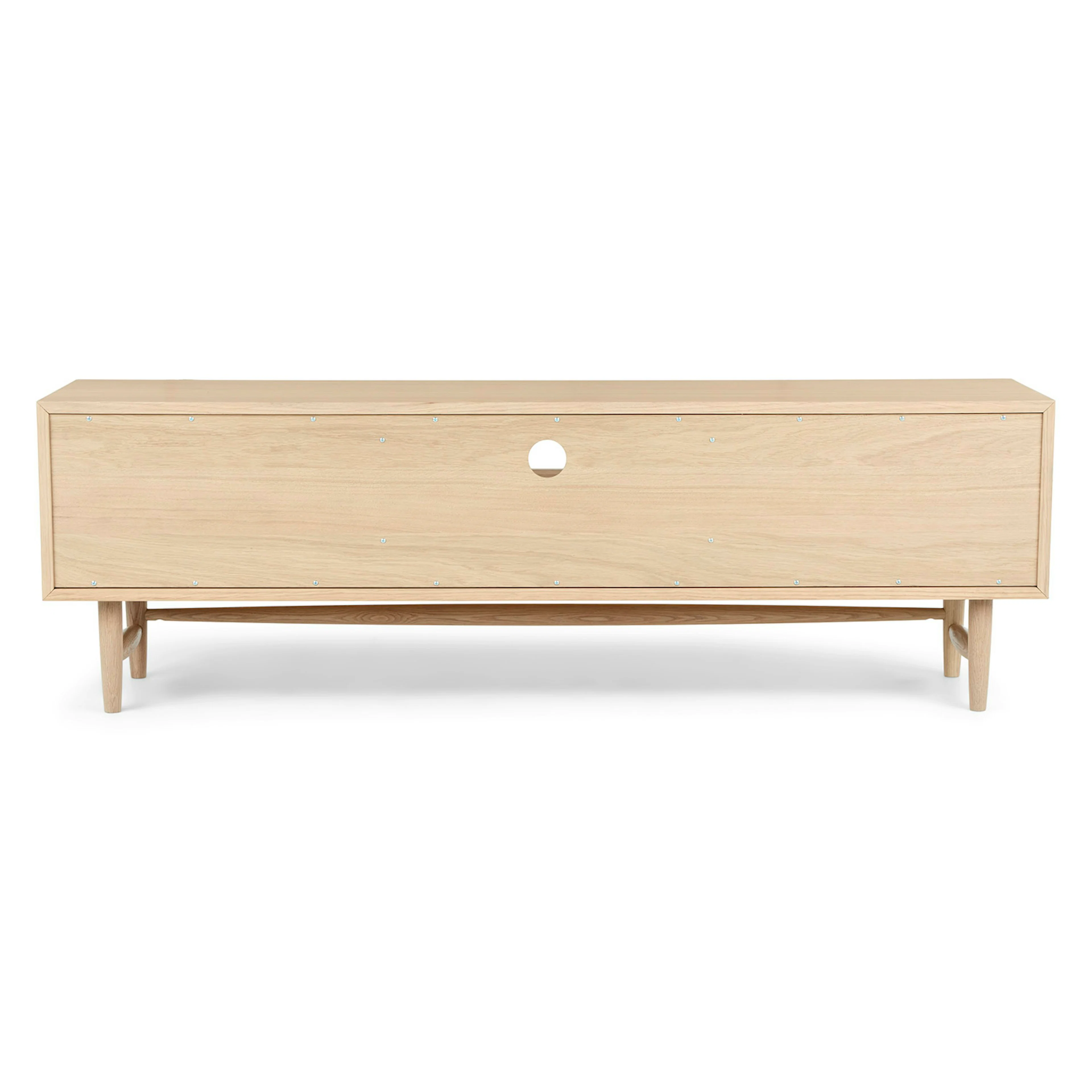 Lenia 63" Low Media Unit - White Oak