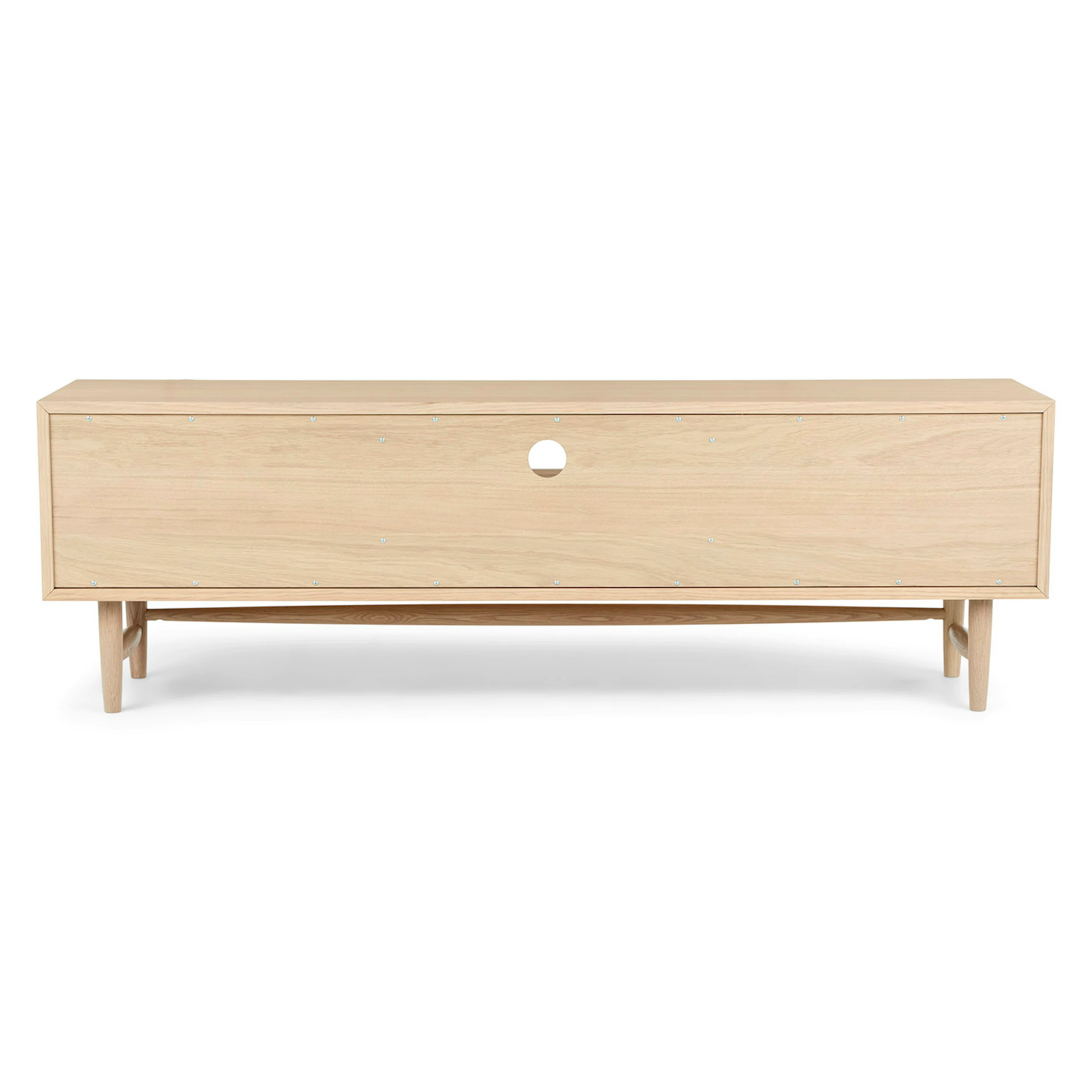 Lenia 63" Low Media Unit - White Oak