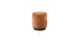 Pica Plush Pacific Rust Ottoman - Gallery View 8 of 8.