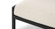 Candra Vintage White Black Ottoman - Gallery View 7 of 12.