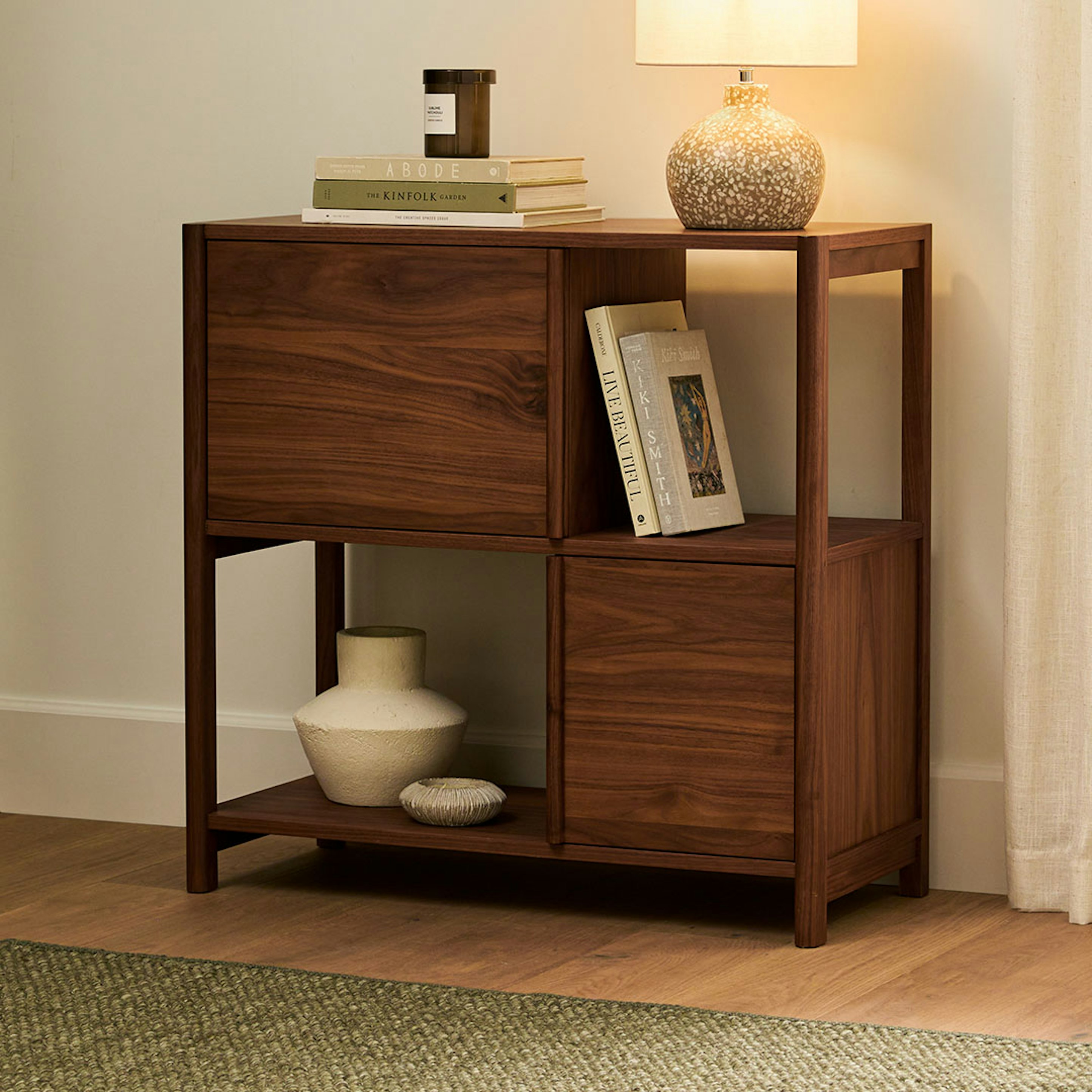 Mysen American Walnut Cabinet w/ Doors | Article