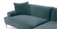 Abisko Plush Pacific Blue Right Sectional - Gallery View 8 of 15.