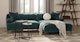 Abisko Plush Pacific Blue Right Sectional - Gallery View 2 of 15.