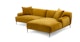 Abisko Plush Yarrow Gold Right Sectional - Gallery View 3 of 15.