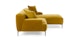 Abisko Plush Yarrow Gold Right Sectional - Gallery View 5 of 15.