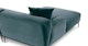 Abisko Plush Pacific Blue Left Sectional - Gallery View 7 of 15.