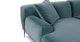 Abisko Plush Pacific Blue Left Sectional - Gallery View 9 of 15.
