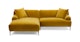 Abisko Plush Yarrow Gold Left Sectional - Gallery View 1 of 15.