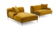 Abisko Plush Yarrow Gold Left Sectional - Gallery View 4 of 15.
