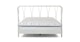 Virk Abyss White Queen Bed - Gallery View 4 of 14.