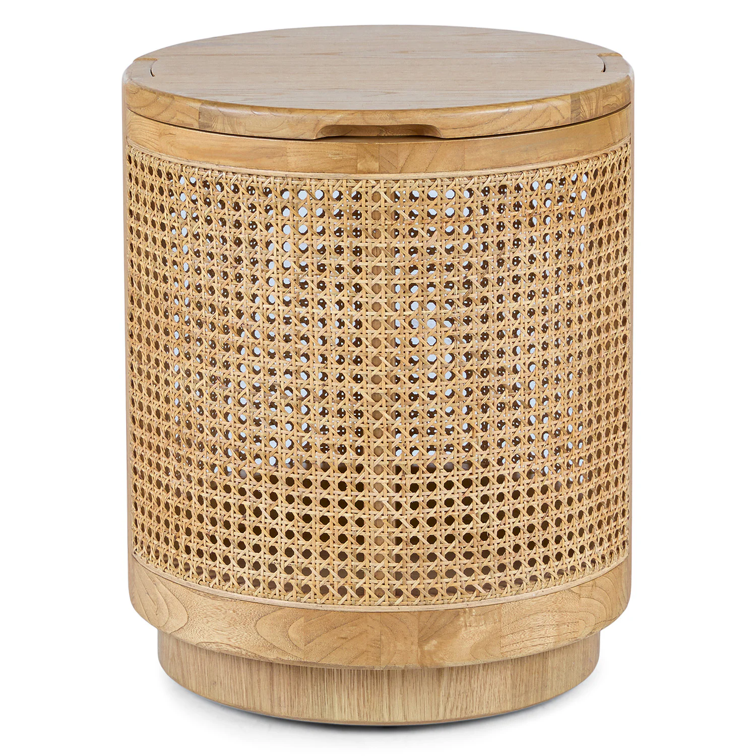 Bocana Oak Storage Side Table - Stylish Furniture