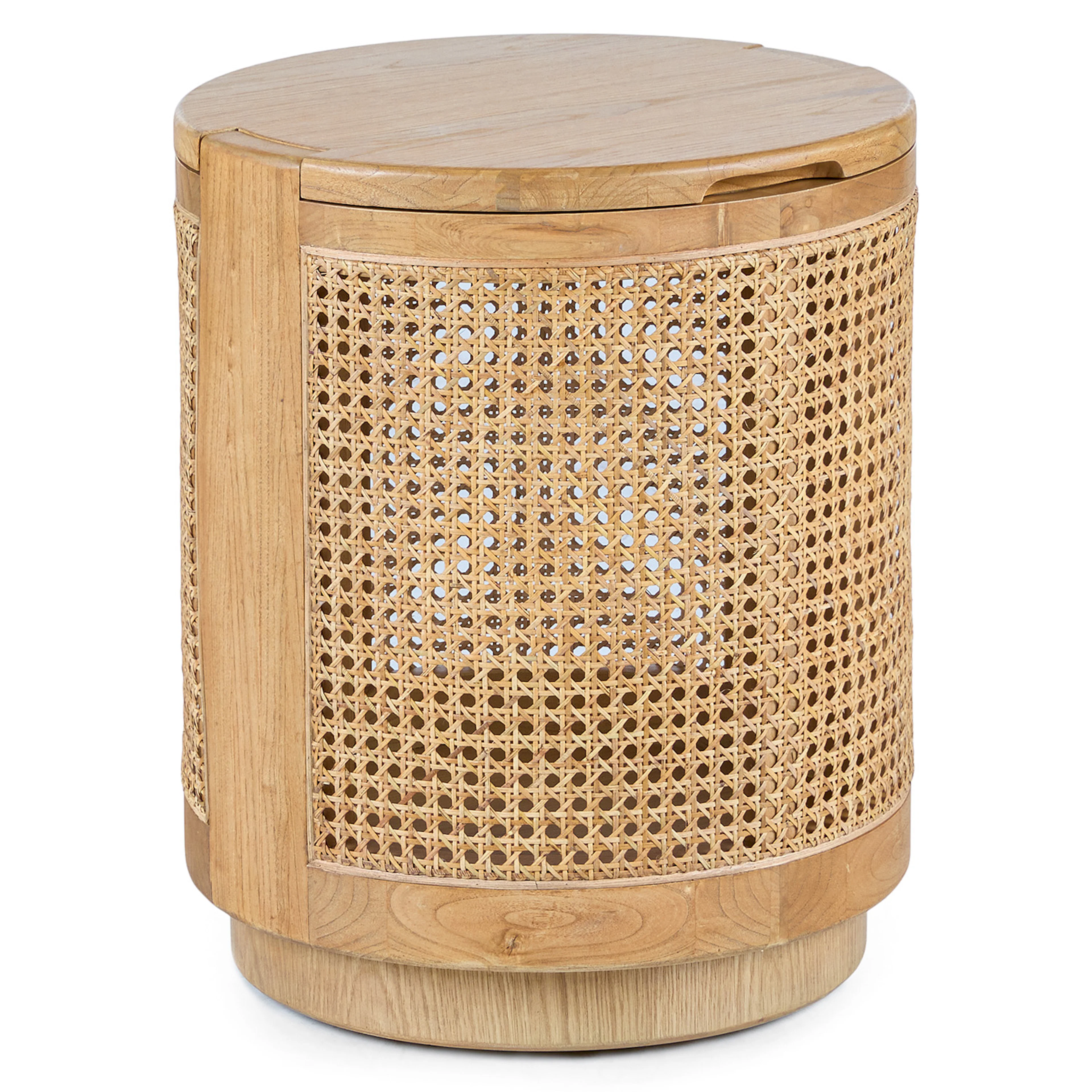 Bocana Oak Storage Side Table - Stylish Furniture
