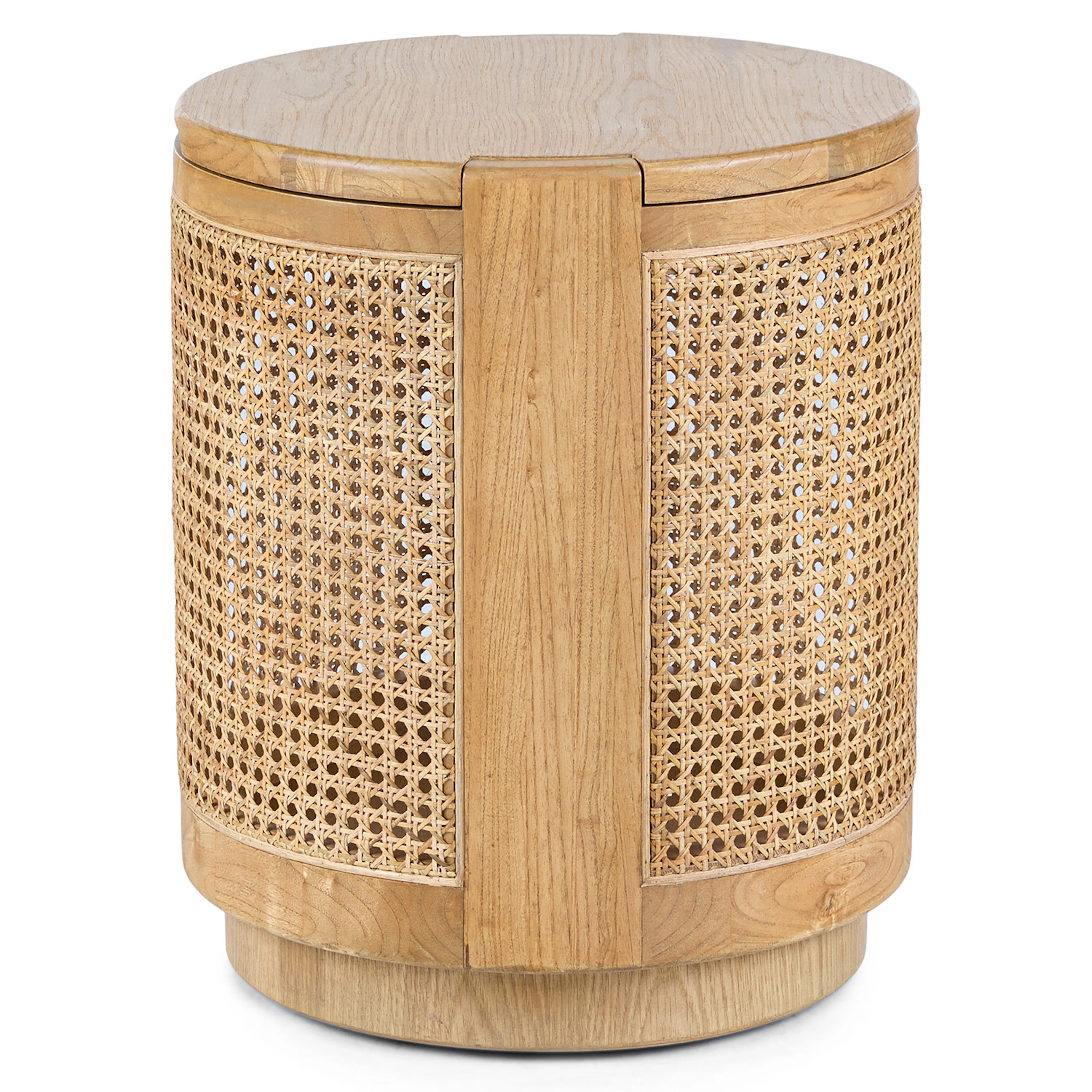 Bocana Oak Storage Side Table - Stylish Furniture